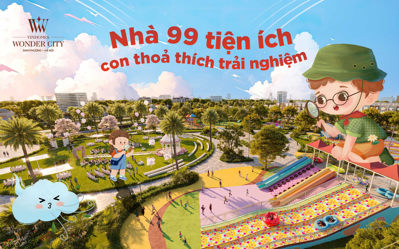 Vinhomes Wonder City – “Thành Phố Tuổi Thơ” Nâng Tầm Giá Trị Sống Và Đầu Tư Tại Đan Phượng