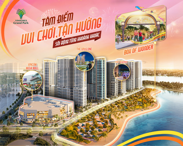 Box of Wonder Vinhomes Grand Park: “Trái tim giải trí” nâng tầm giá trị bất động sản
