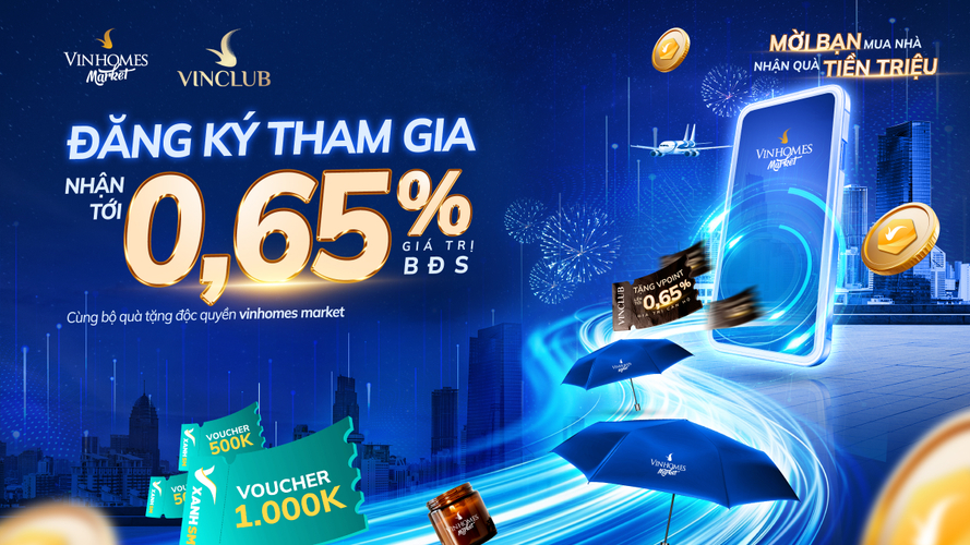 VinClub Referral: Gia tăng VPoint lên đến 0,65% giá trị bất động sản và tối ưu lợi nhuận đầu tư