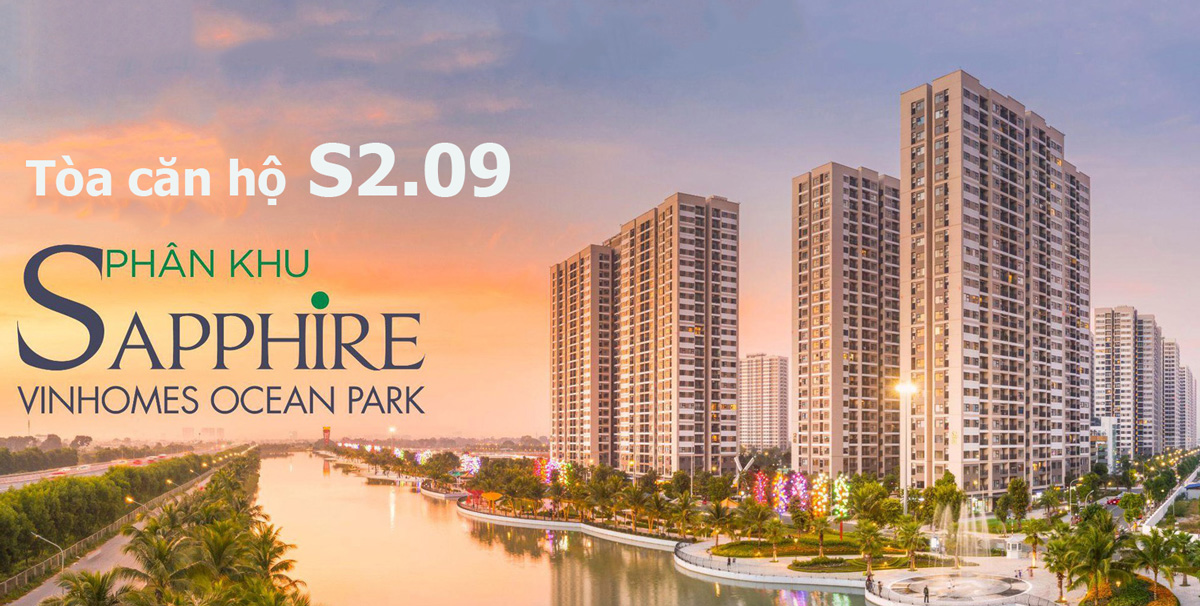 Tòa S2.09 The Sapphire 2 Vinhomes Ocean Park