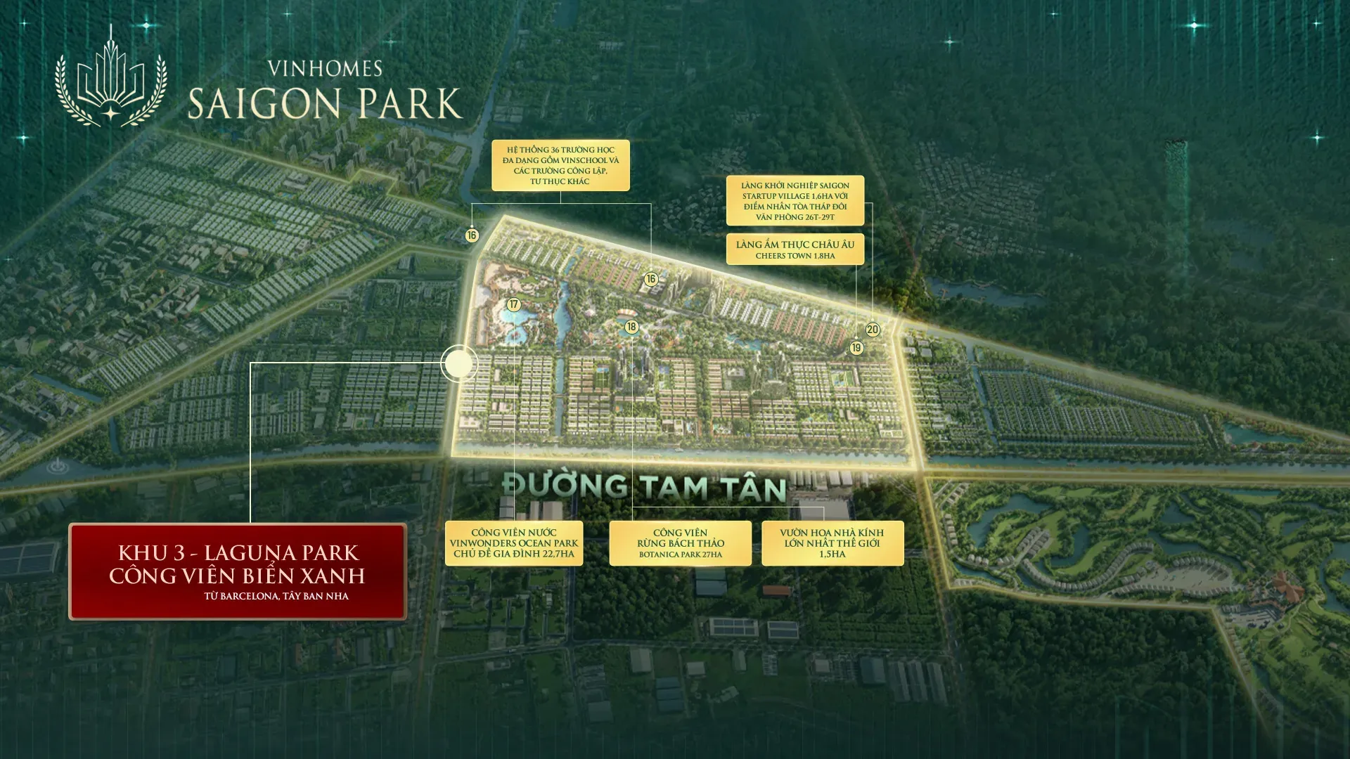 Phân Khu ZEN PARK - Công viên Thiền Vinhomes Saigon Park