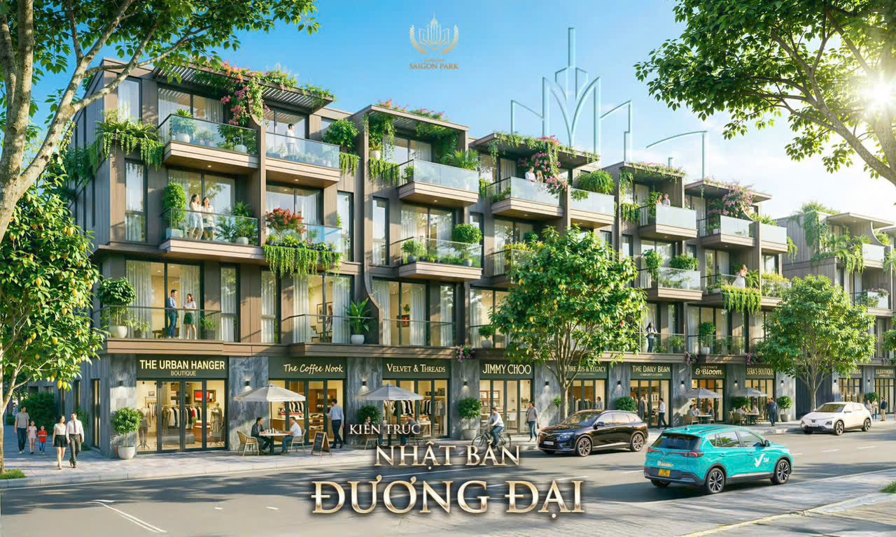 Bộ Sưu Tập Kiến Trúc Nhà Phố Hiện Đại Tại Vinhomes Saigon Park Hóc Môn
