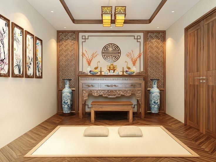 Thiết kế phòng thờ hiện đại, hợp phong thủy