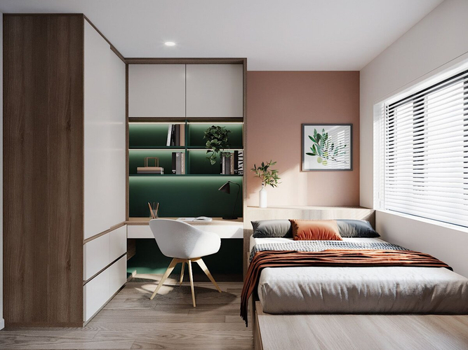 Thiết kế phòng ngủ nam hiện đại: Nâng tầm không gian sống và giá trị bất động sản