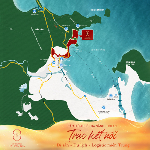 Vị trí Vinhomes Hải Vân Bay: Tọa độ chiến lược đón đầu chu kỳ tăng trưởng bất động sản Đà Nẵng