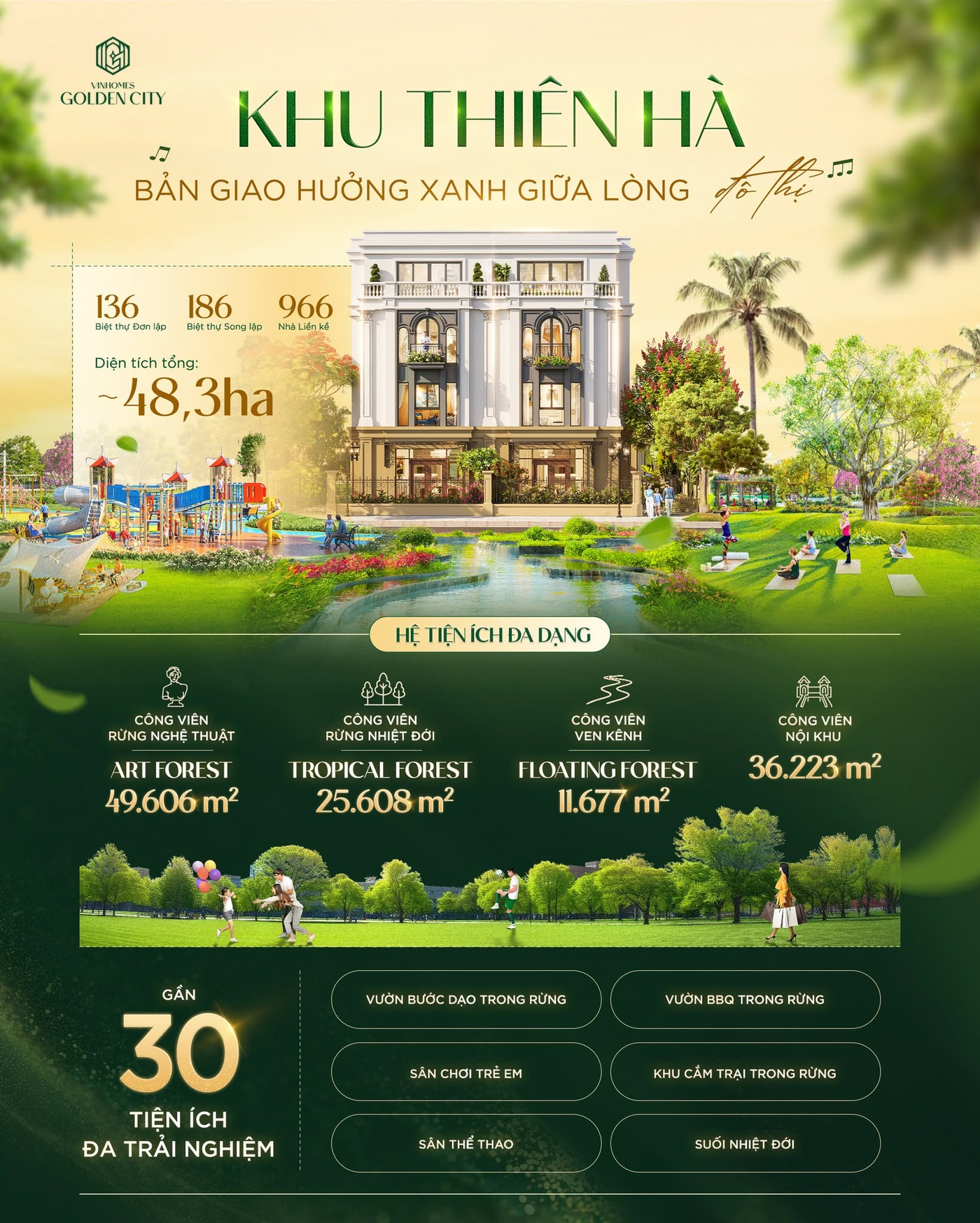 Khu Thiên Hà sở hữu vị trí đắt giá, hạ tầng vượt chuẩn và không gian sống khoáng đạt, đầy cảm hứng