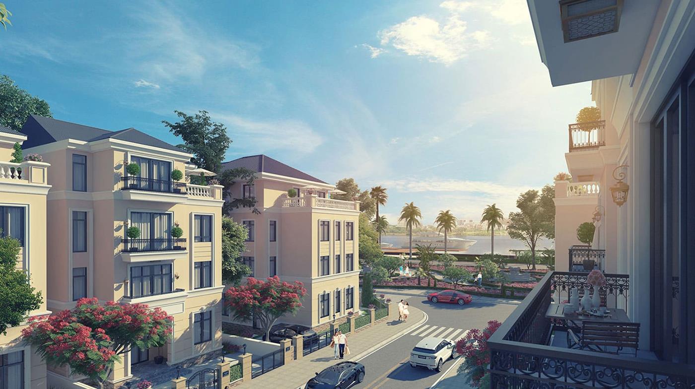 Hình ảnh phối cảnh biệt thự Bason The Victoria tại dự án Vinhomes Golden River. Hình ảnh phối cảnh biệt thự Bason The Victoria tại dự án Vinhomes Golden River.