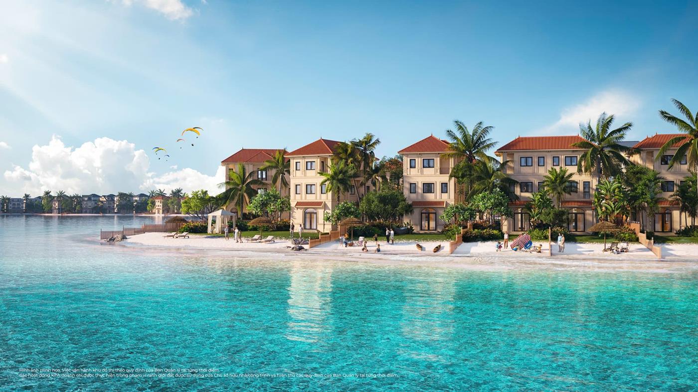 Phối cảnh thiết kế biệt thự biển Vinhomes Green Paradise (ảnh minh họa)