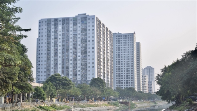 Hình ảnh khu nhà ở xã hội Đồng Mô tại quận Hoàng Mai, Hà Nội. Ảnh: Thanh Vũ