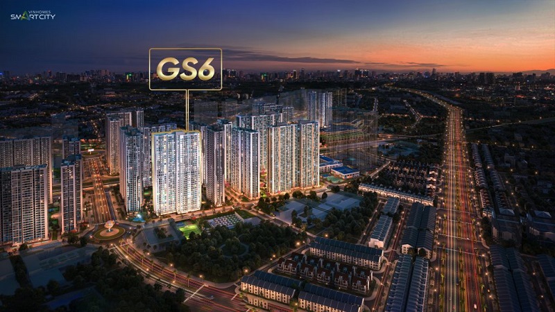 Phối cảnh tòa GS6 The Miami Vinhomes Smart City