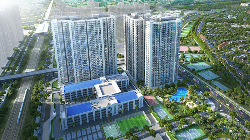 Phối cảnh tiện ích S4.03 The Sapphire 4 Vinhomes Smart City