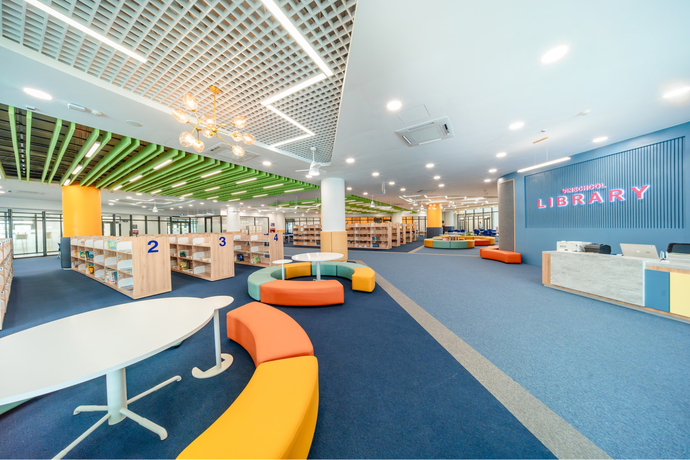 Hệ thống cơ sở vật chất tại Vinschool Ocean Park 2 được đầu tư bài bản.