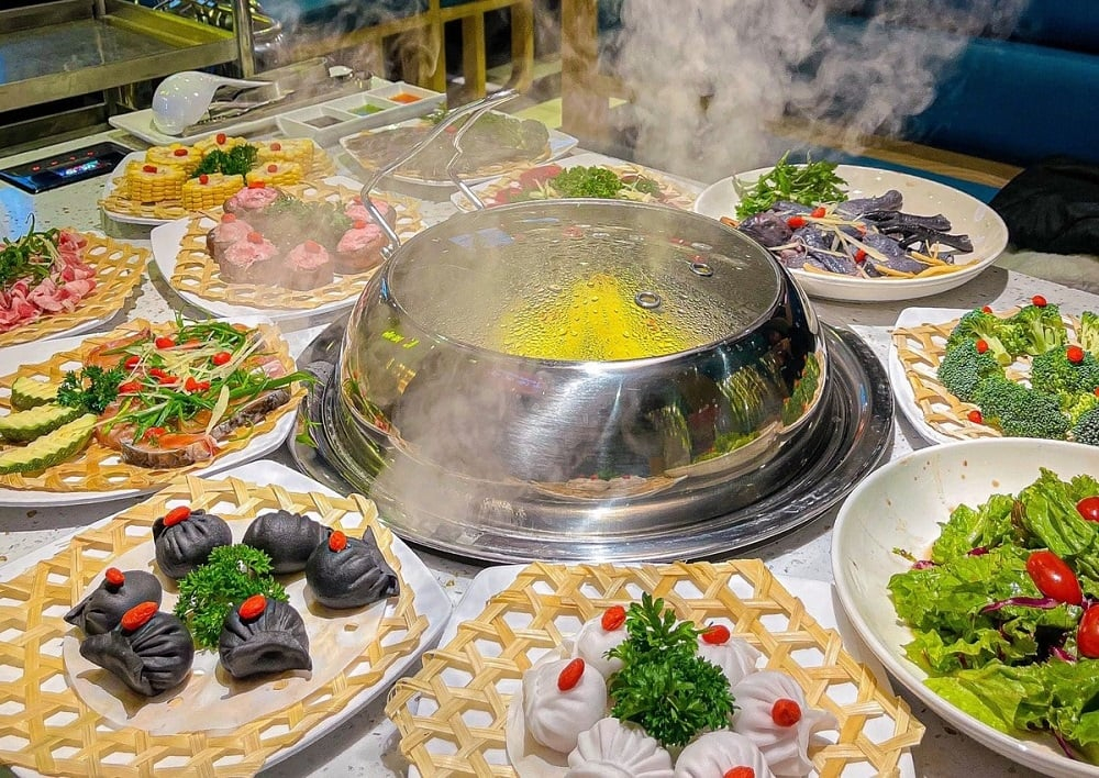 Thương hiệu lẩu hấp cách thủy Long Wang tại Mega Grand World (Nguồn: VinWonders)