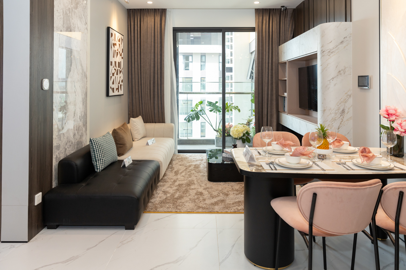 Căn hộ 1 phòng ngủ (1PN): Lựa chọn hoàn hảo cho người độc thân hoặc cặp đôi trẻ, với không gian nhỏ gọn nhưng vẫn đầy đủ tiện nghi