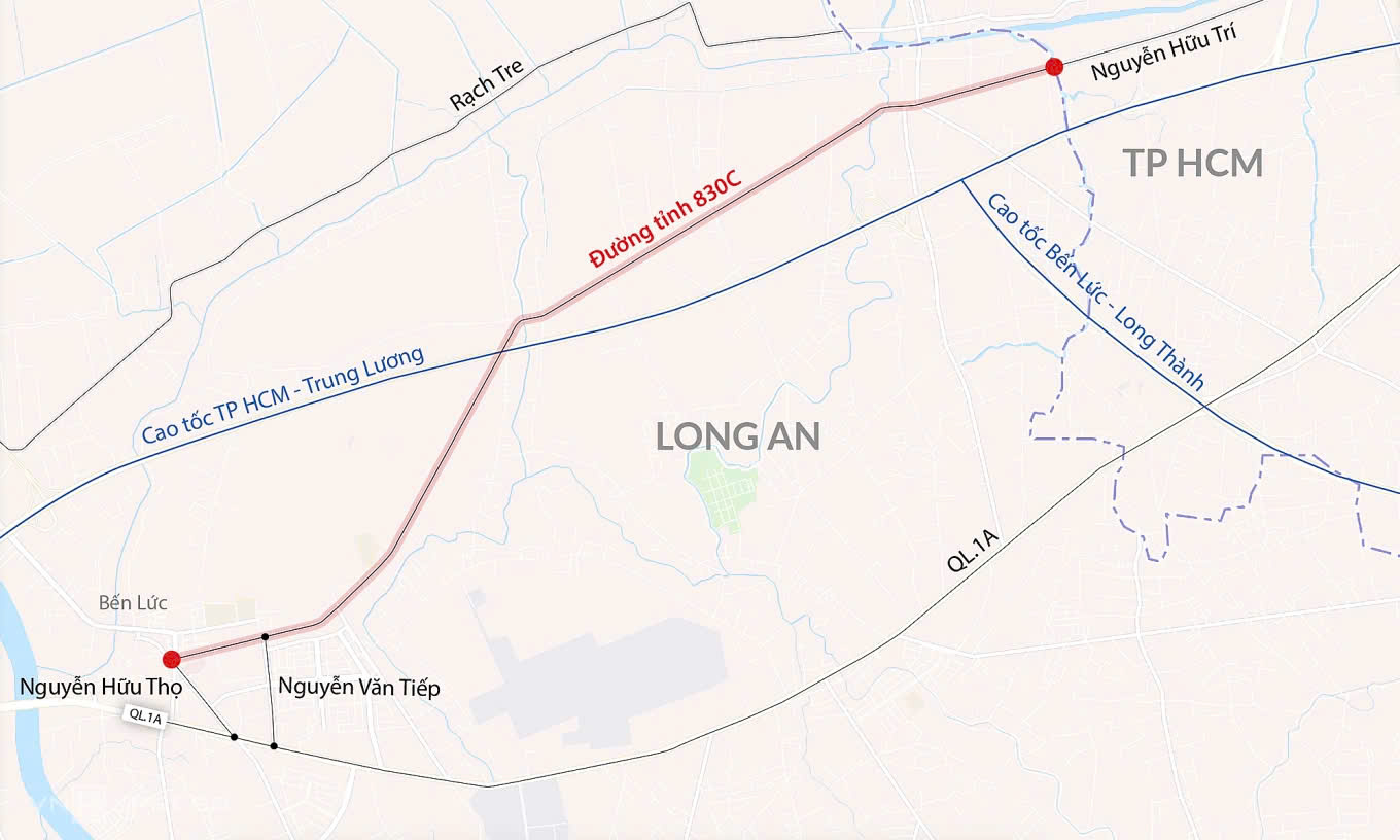 Hệ thống giao thông nội tỉnh được đẩy mạnh đầu tư giúp khoảng cách di chuyển của người dân khu Tây đến TP.HCM được rút ngắn. (Nguồn ảnh: Cafeland)
