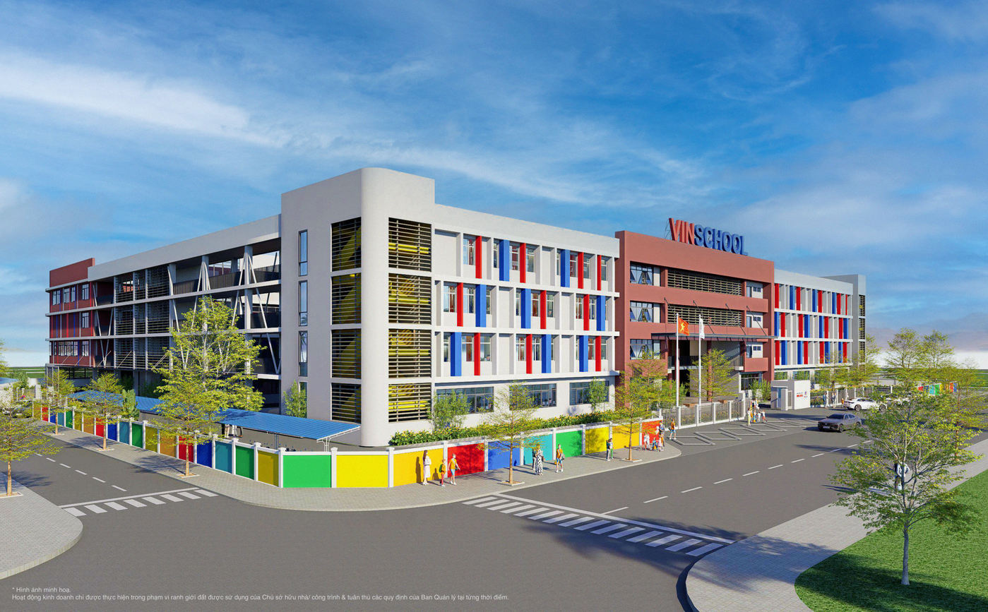 Vinschool Wonder City được xây dựng trên diện tích 18.225m² với thiết kế 4 tầng hiện đại, đáp ứng những tiêu chuẩn khắt khe nhất về không gian giáo dục quốc tế.