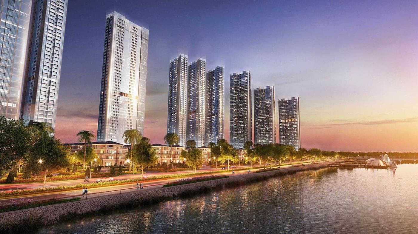 Hình ảnh phối cảnh biệt thự Bason The Victoria tại dự án Vinhomes Golden River. Hình ảnh phối cảnh biệt thự Bason The Victoria tại dự án Vinhomes Golden River.