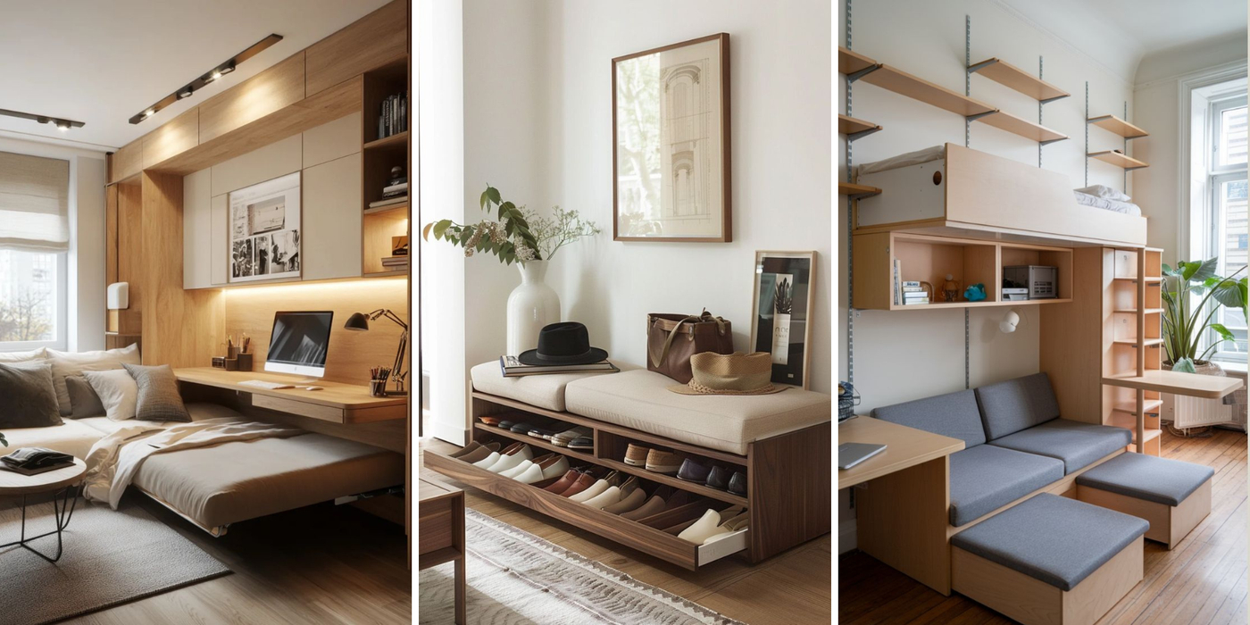 Xu hướng thiết kế nội thất đa chức năng đang trở nên phổ biến hơn với các gia đình hiện đại (Nguồn ảnh: Sưu tầm)