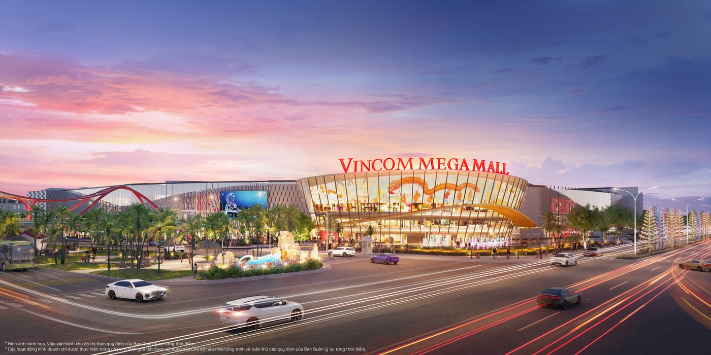 Vincom Mega Mall - điểm đến không thể bỏ lỡ tại Vinhomes Ocean Park 3. (Ảnh: Vinhomes Ocean Park 3)