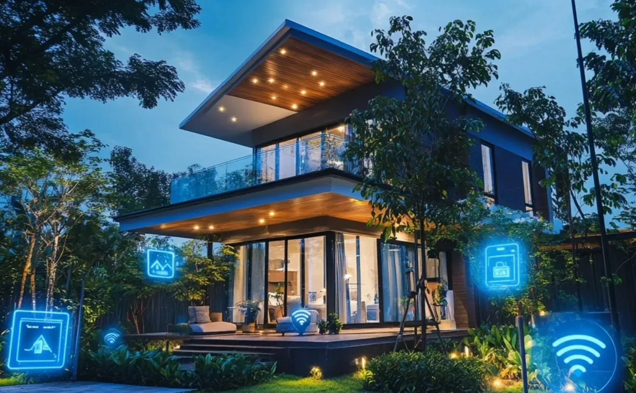 Công nghệ tiếp tục là điểm nhấn trong thiết kế nội thất, mang đến sự tiện nghi và tiết kiệm năng lượng (Nguồn ảnh: Jugyah)