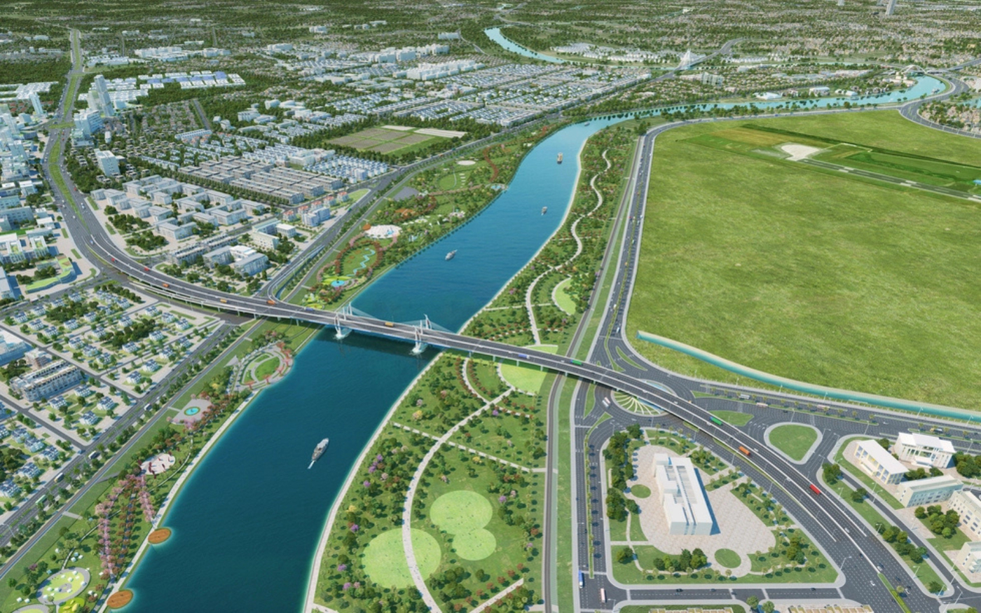 Khởi công đường vành đai 2 – Vinhomes Golden City được hưởng lợi từ tuyến giao thông huyết mạch này