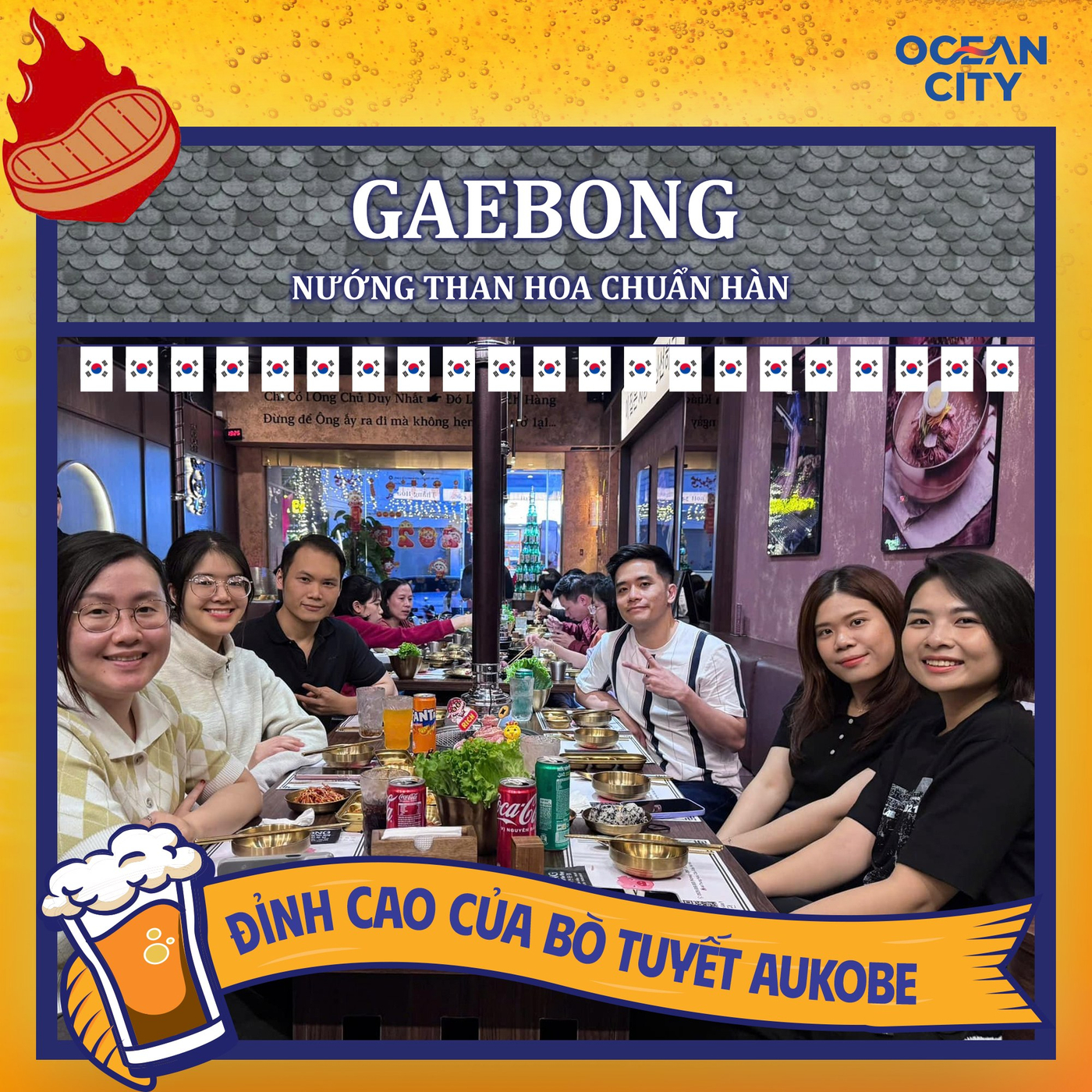 Gaebong – Đỉnh cao của bò tuyết Aukobe thơm lừng