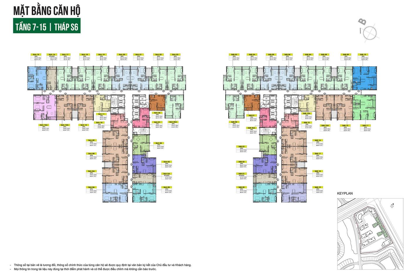Mặt bằng tầng Vinhomes Symphony