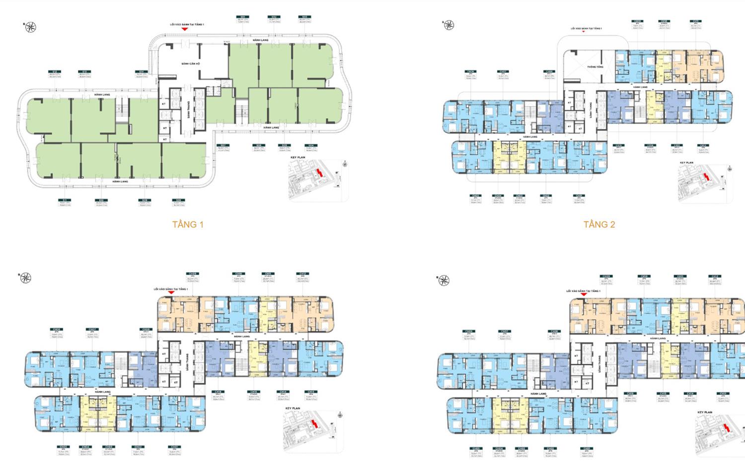 Mặt bằng tầng The Beverly