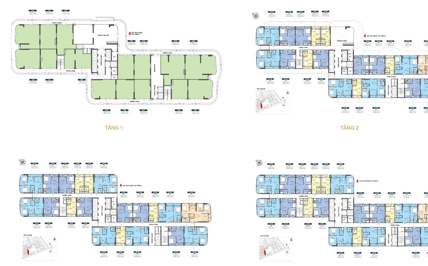 Mặt bằng tầng The Beverly
