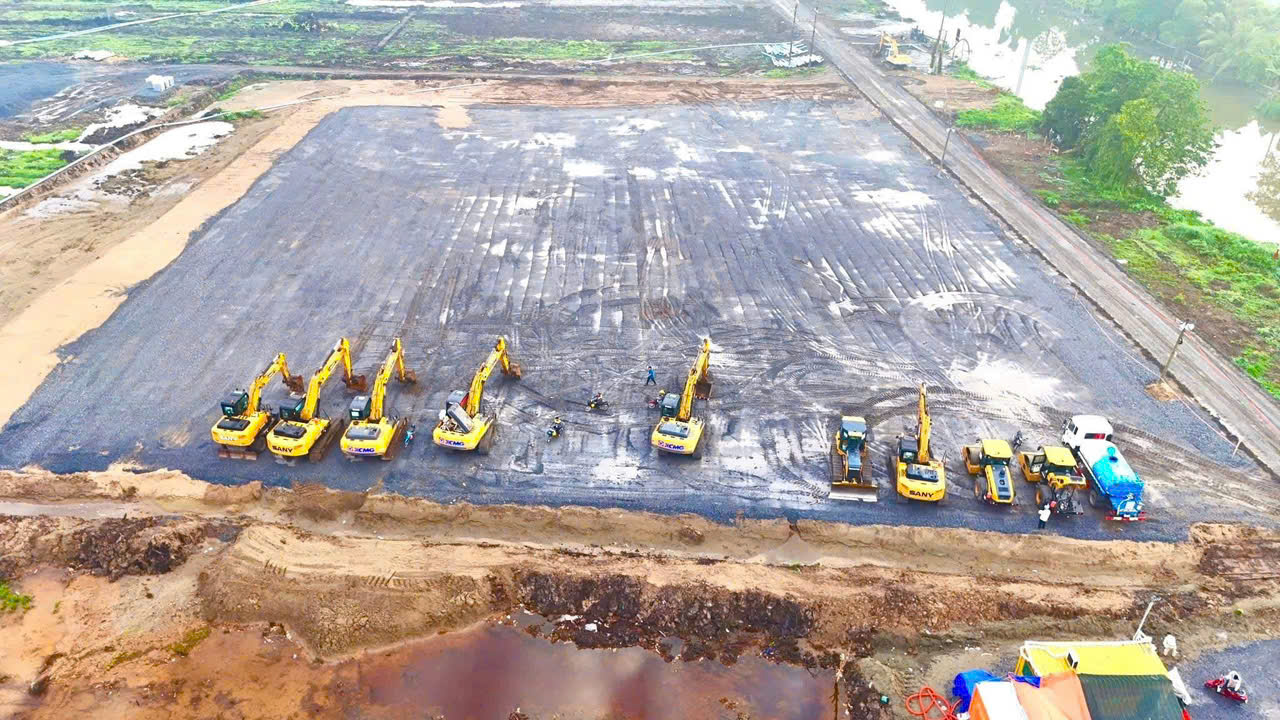 Hình ảnh tiến độ dự án Vinhomes Hóc Môn