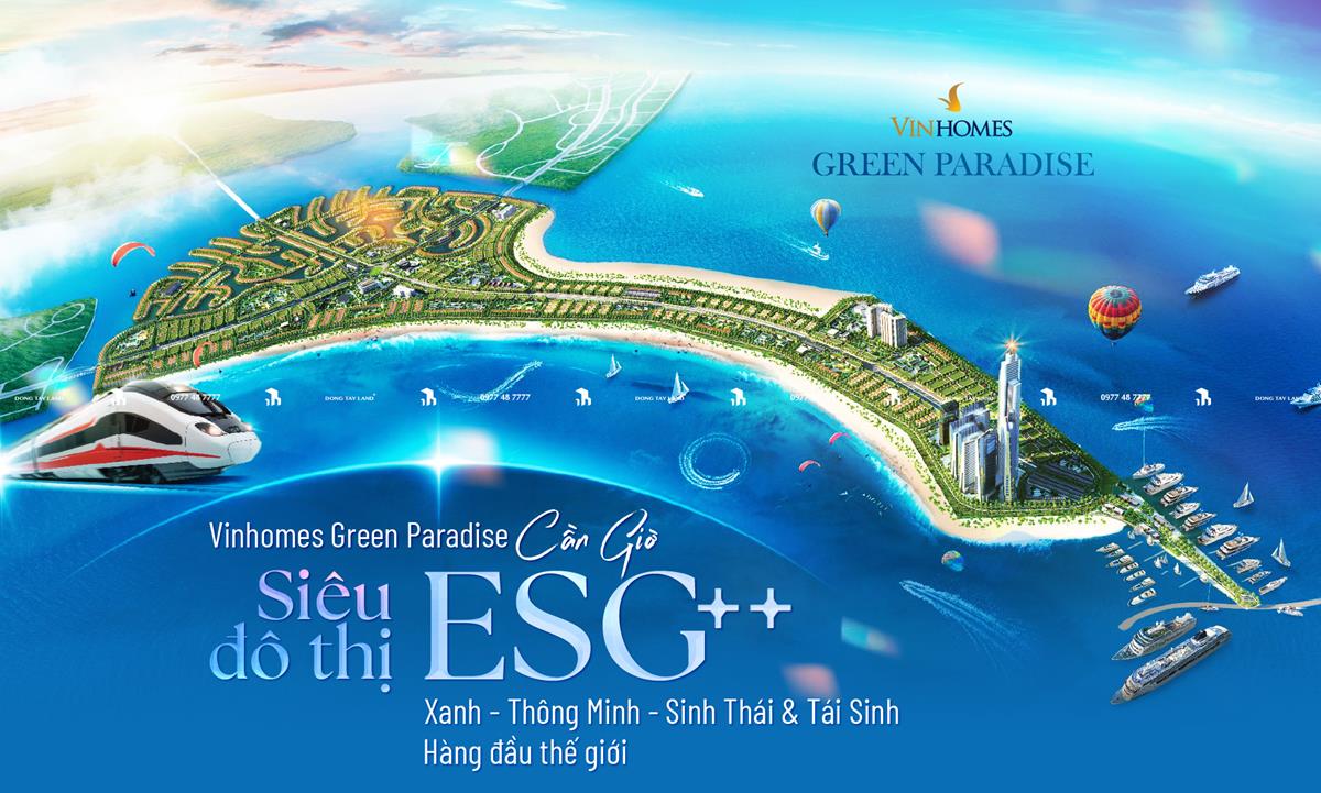Phối cảnh siêu dự án Vinhomes Green Paradise - Khu đô thị Xanh - Thông Minh - Sinh thái & Tái sinh hàng đầu thế giới.