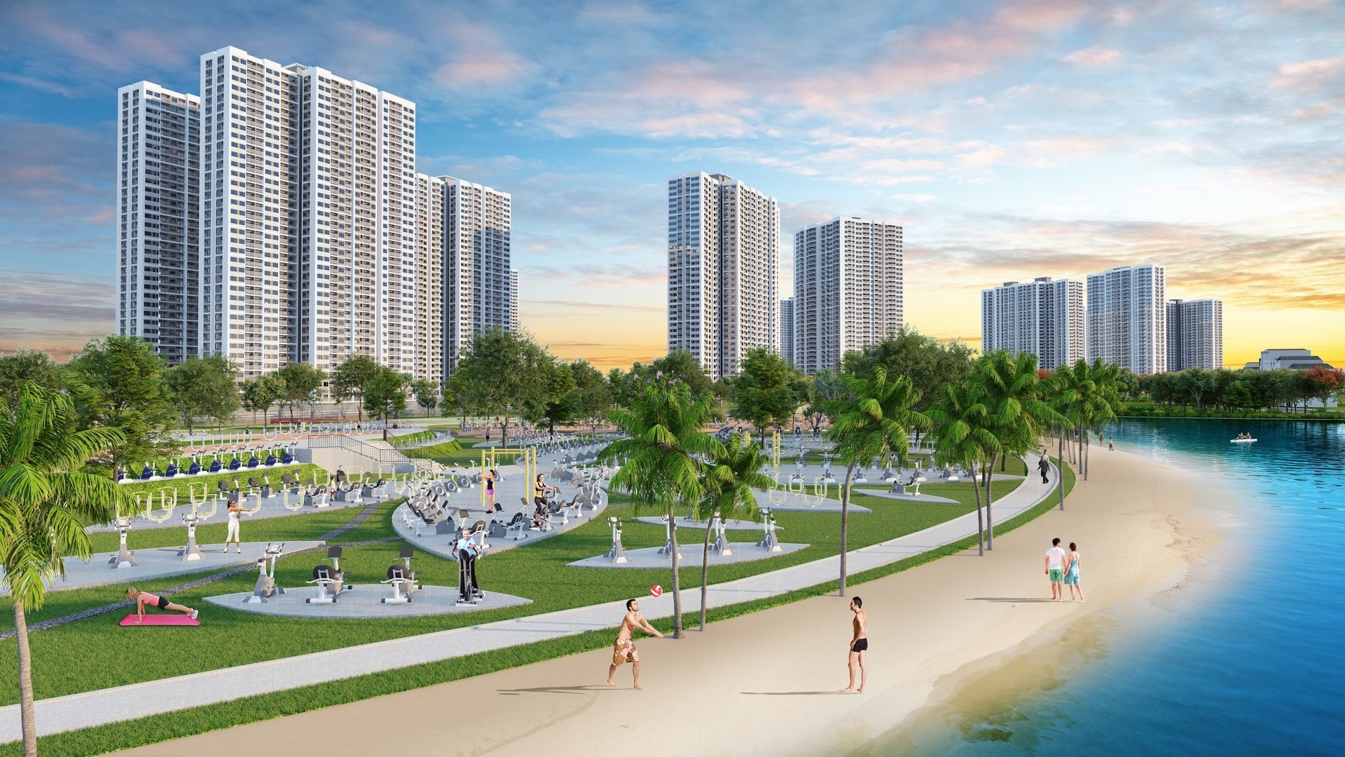Phối cảnh tiện ích Vinhomes Hạ Long Xanh