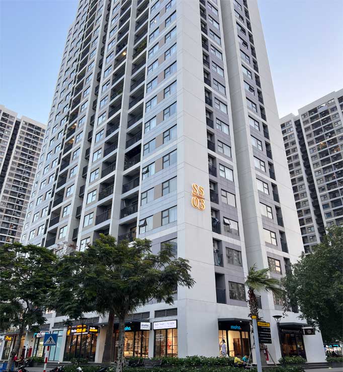 Ảnh thực tế toà S5.03 tiểu khu S5 The Rainbow - Vinhomes Grand Park Quận 9