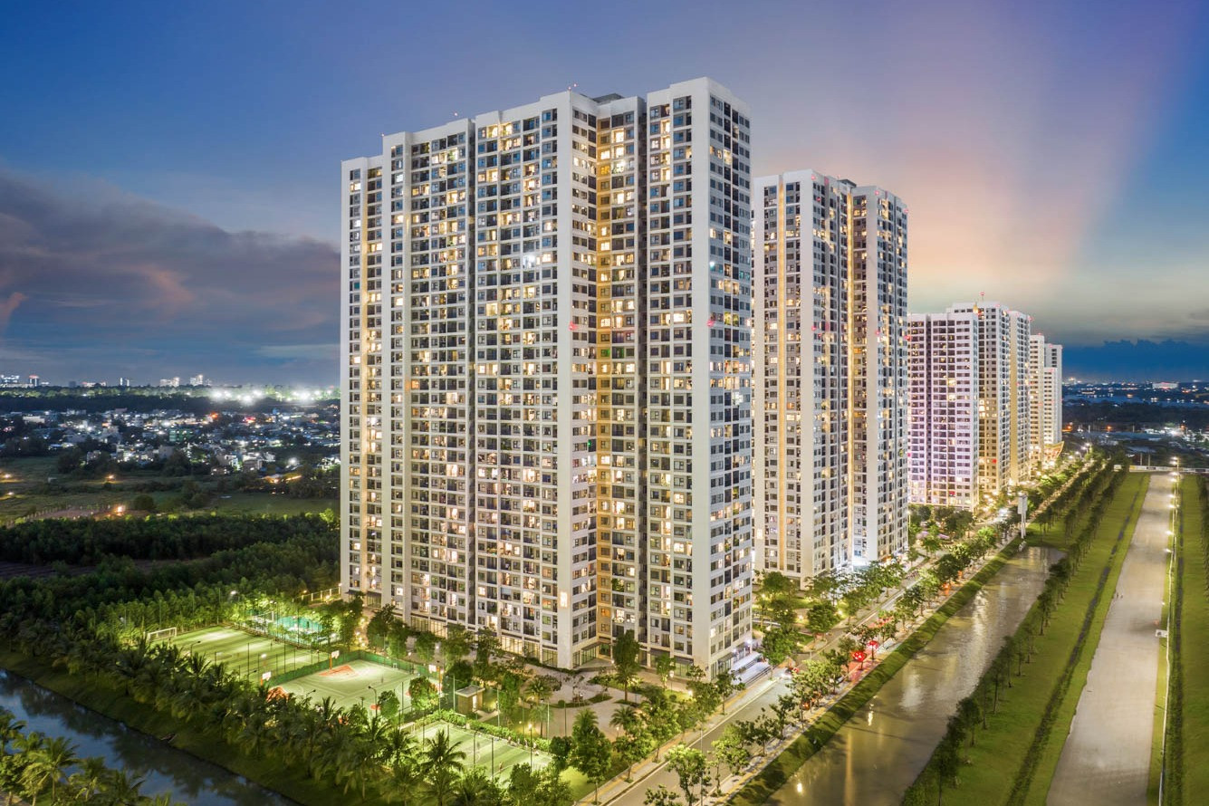 Phối cảnh tòa S5.02 phân khu The Rainbow - Vinhomes Grand Park Quận 9
