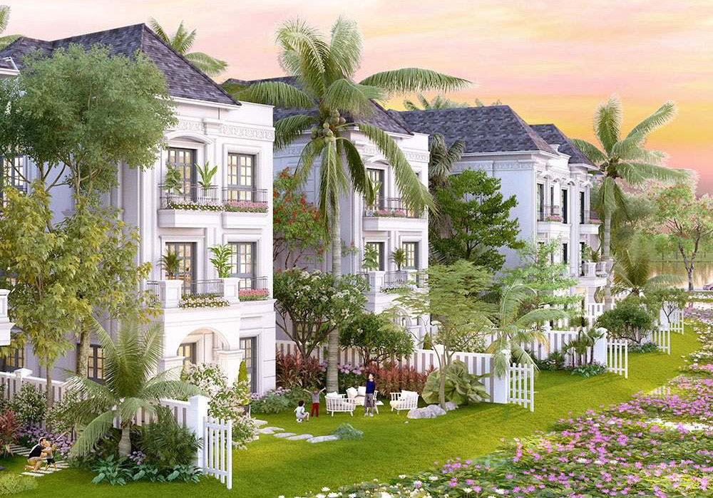 Phối cảnh biệt thự đơn lập the Manhattan Quận 9