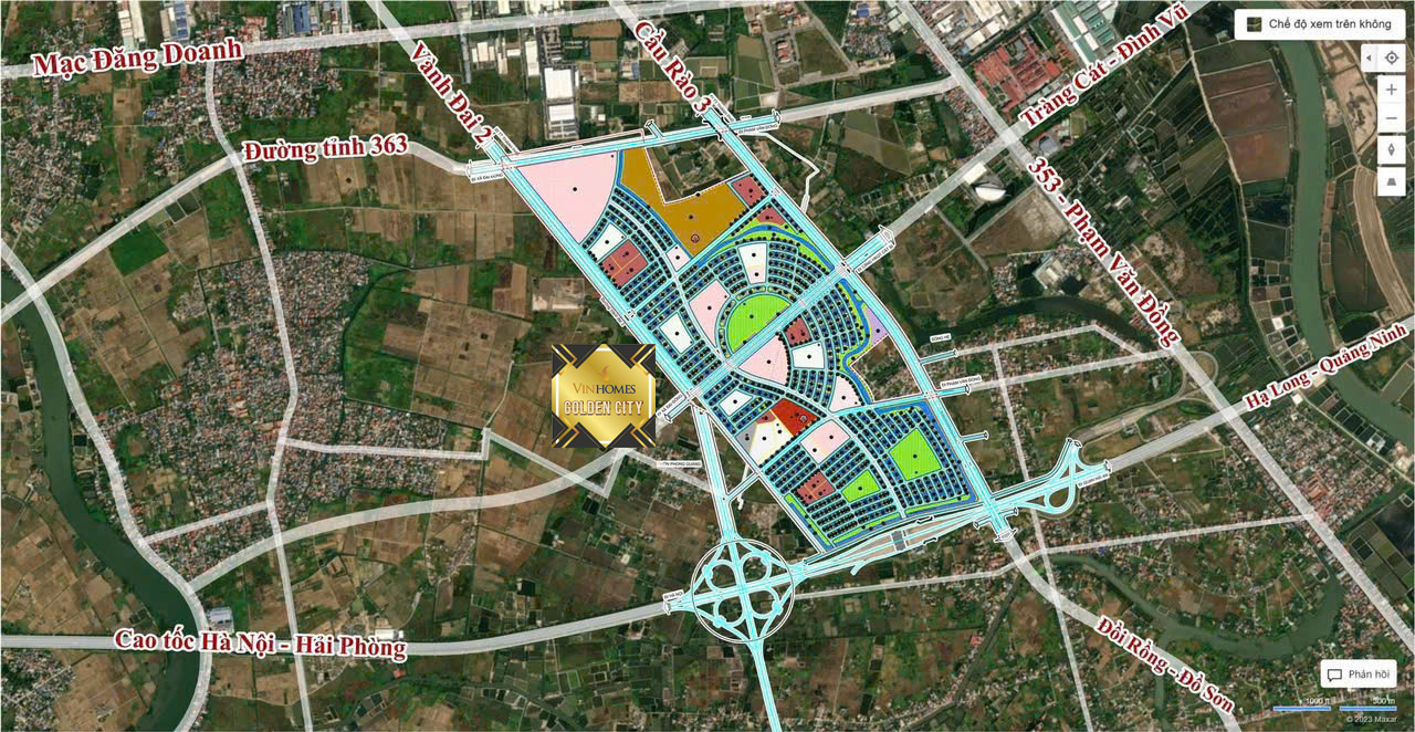 Vị trí Vinhomes Golden City
