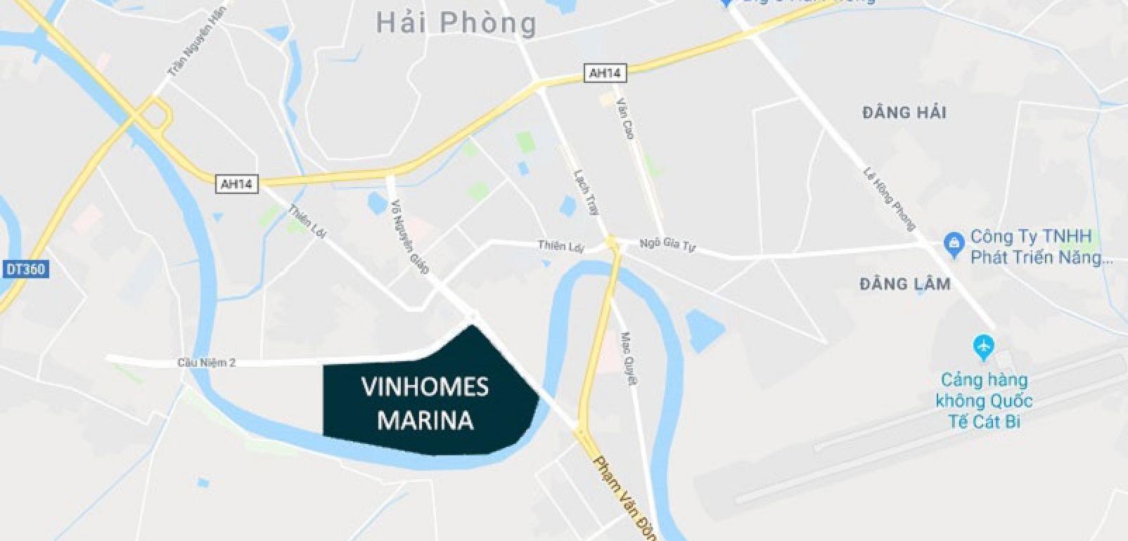 Vị trí dự án Vinhomes Marina