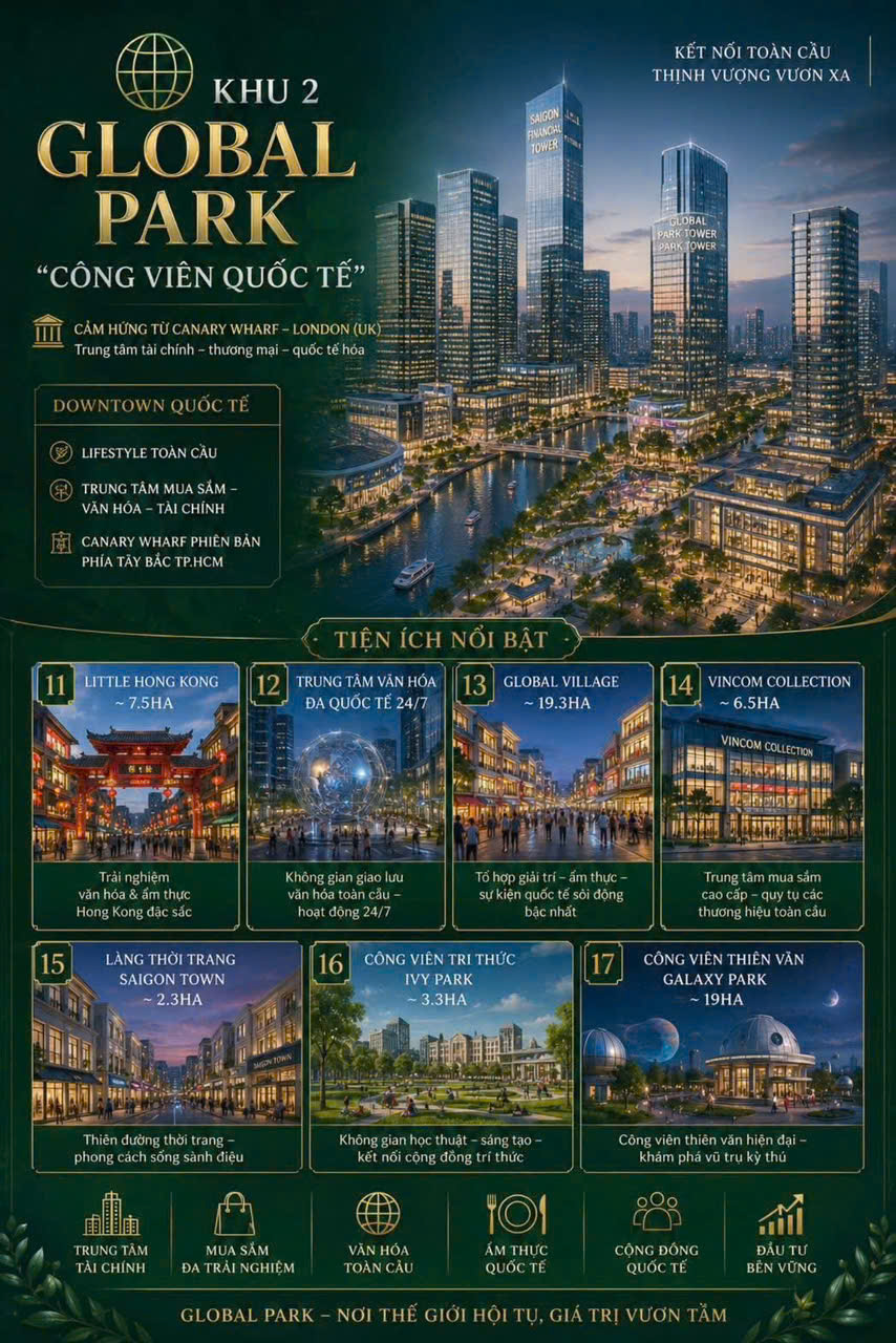 Thông điệp tổng kết “Global Park – Nơi thế giới hội tụ, giá trị vươn tầm”
