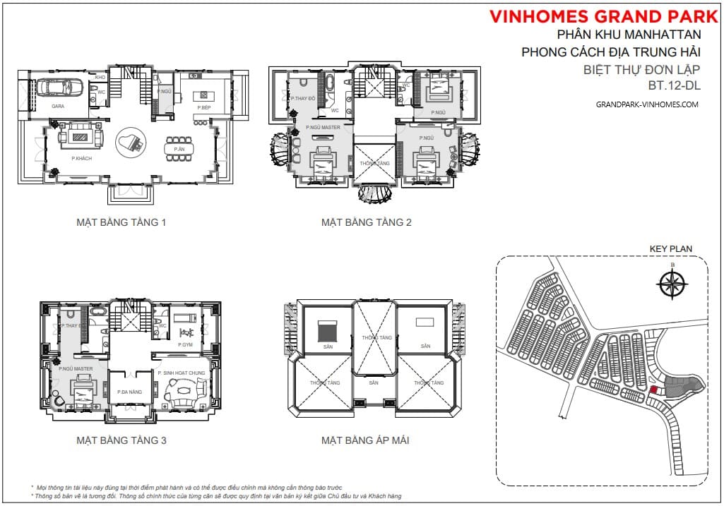 Thiết kế biệt thự đơn lập The Mahattan Vinhomes Quận 9