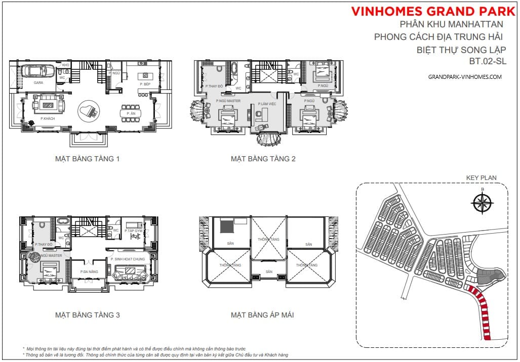 Thiết kế biệt thự song lập The Mahattan Vinhomes Quận 9