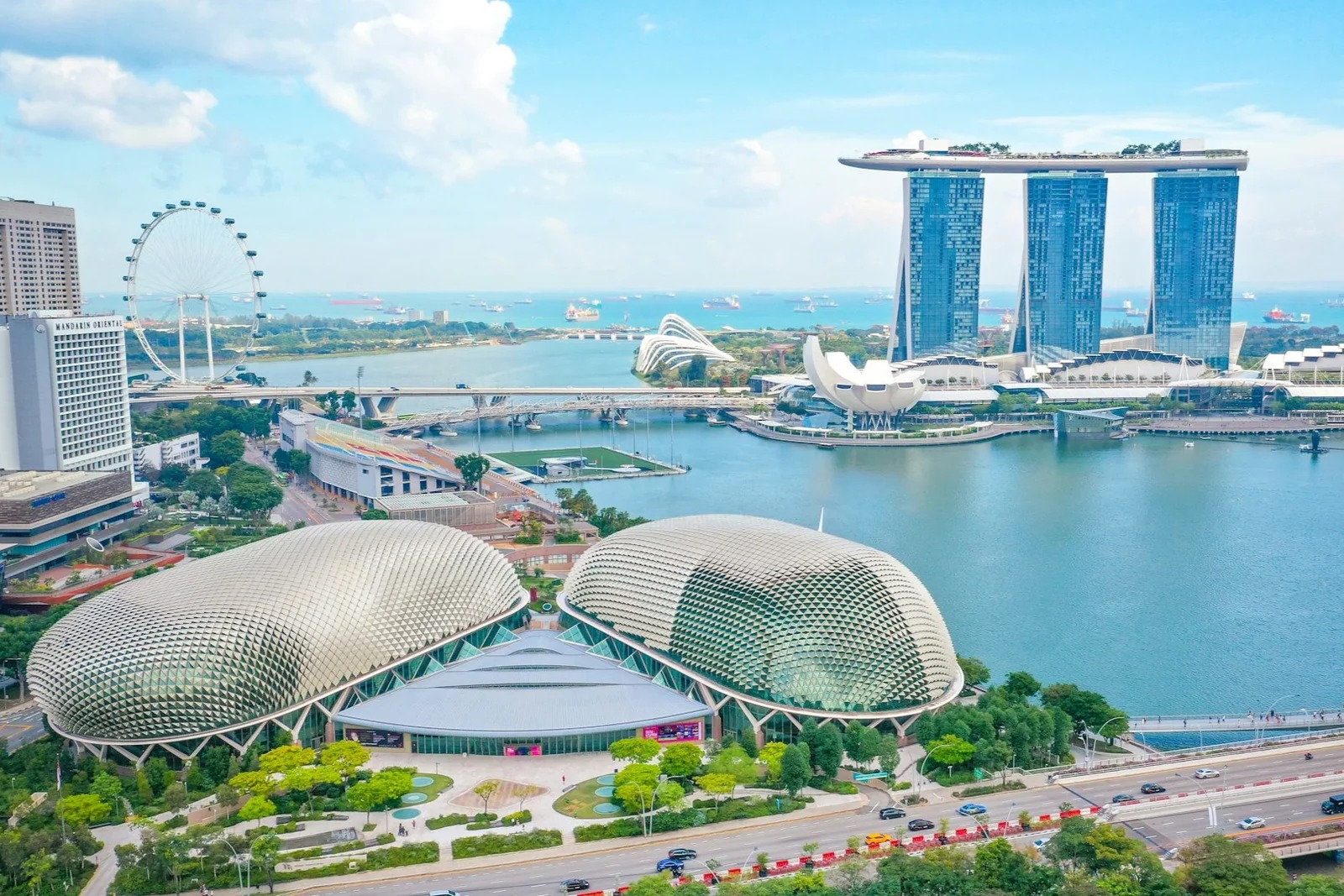 Thưc tế khu lấn biển Marina Bay Singapore là trung tâm tài chính