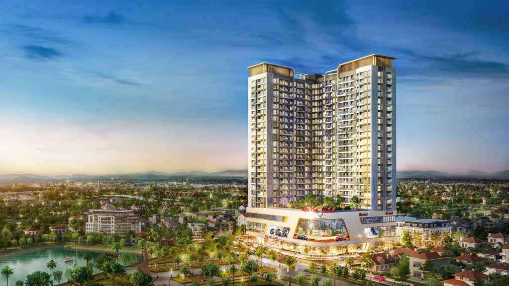Phối cảnh Vinhomes Sky Park Bắc Giang