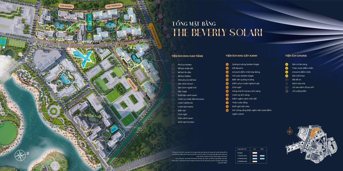 Mặt bằng tổng thể The Beverly Solari Vinhomes Grand Park