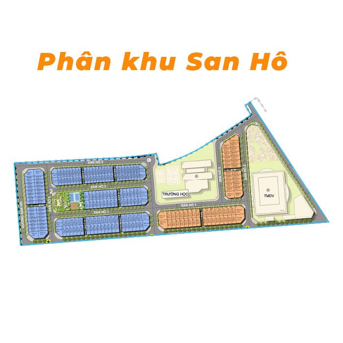 Mặt bằng Phân khu San Hô