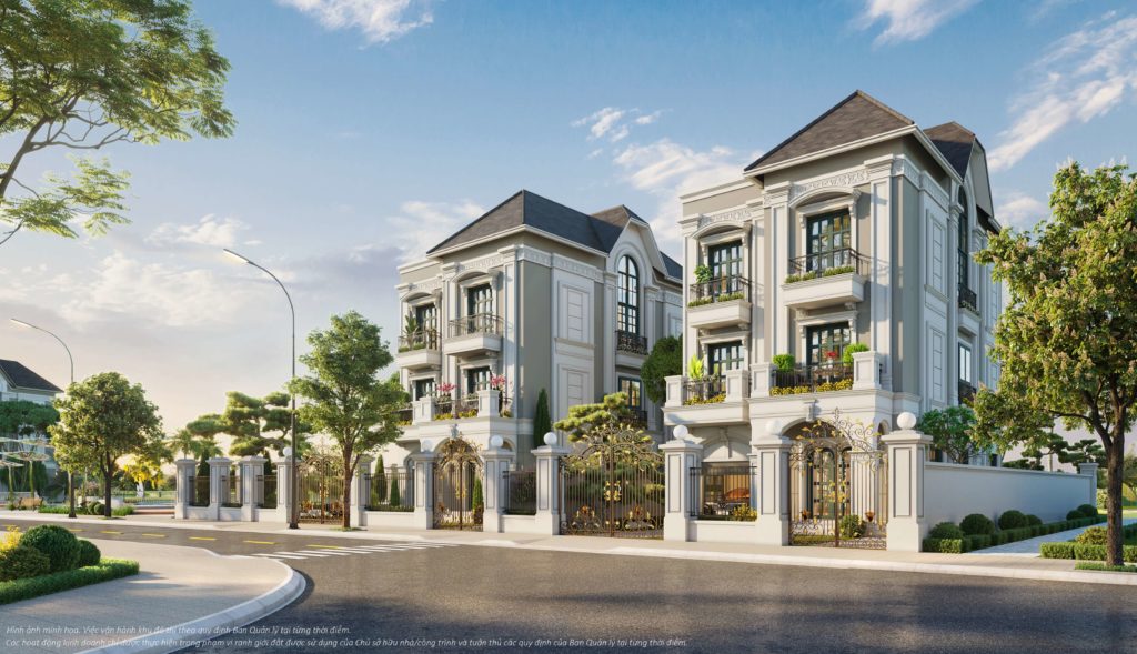 Phối cảnh nhà phố The Manhattan Quận 9