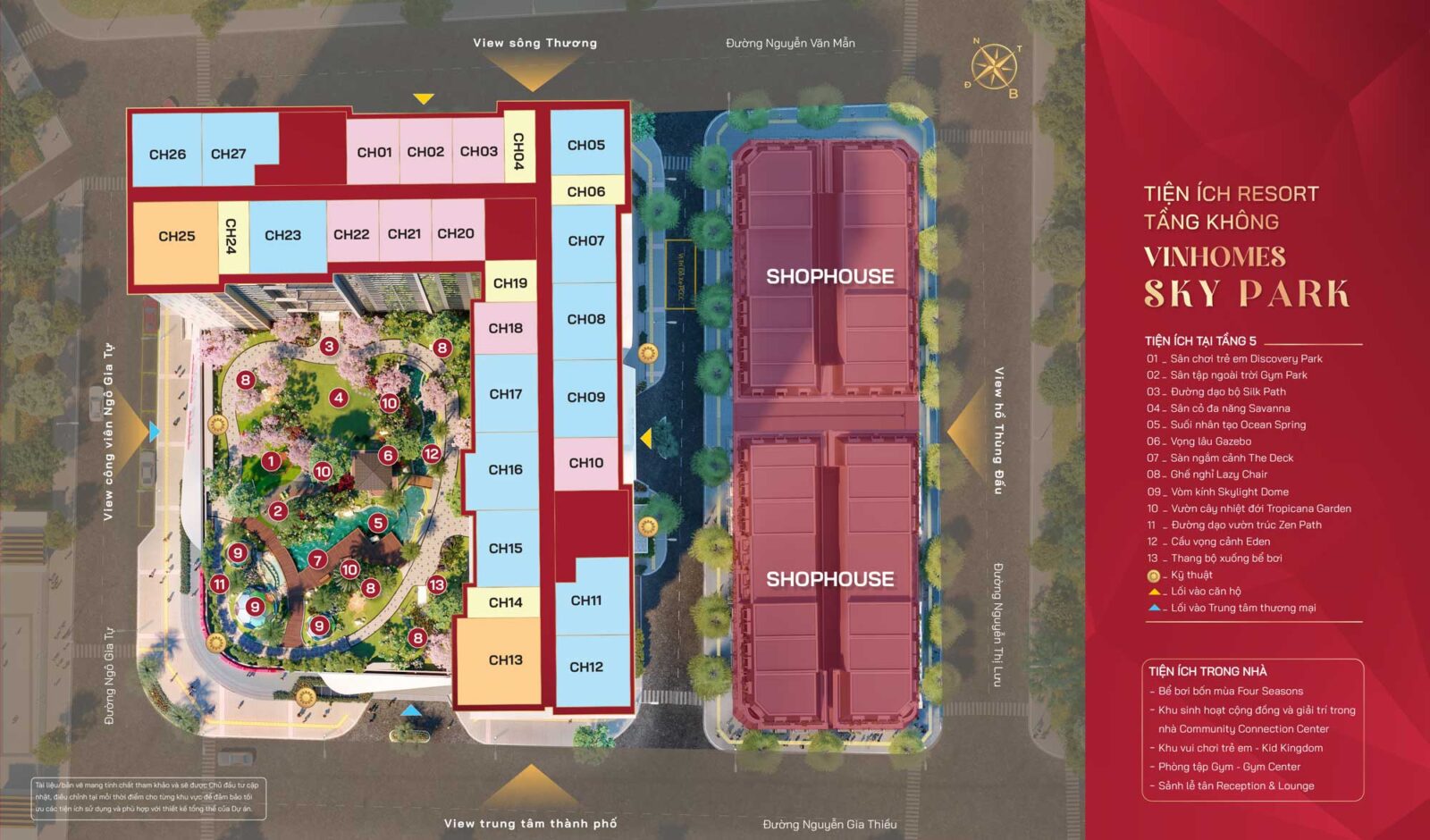 Mặt bằng tổng thể Vinhomes Sky Park Bắc Giang