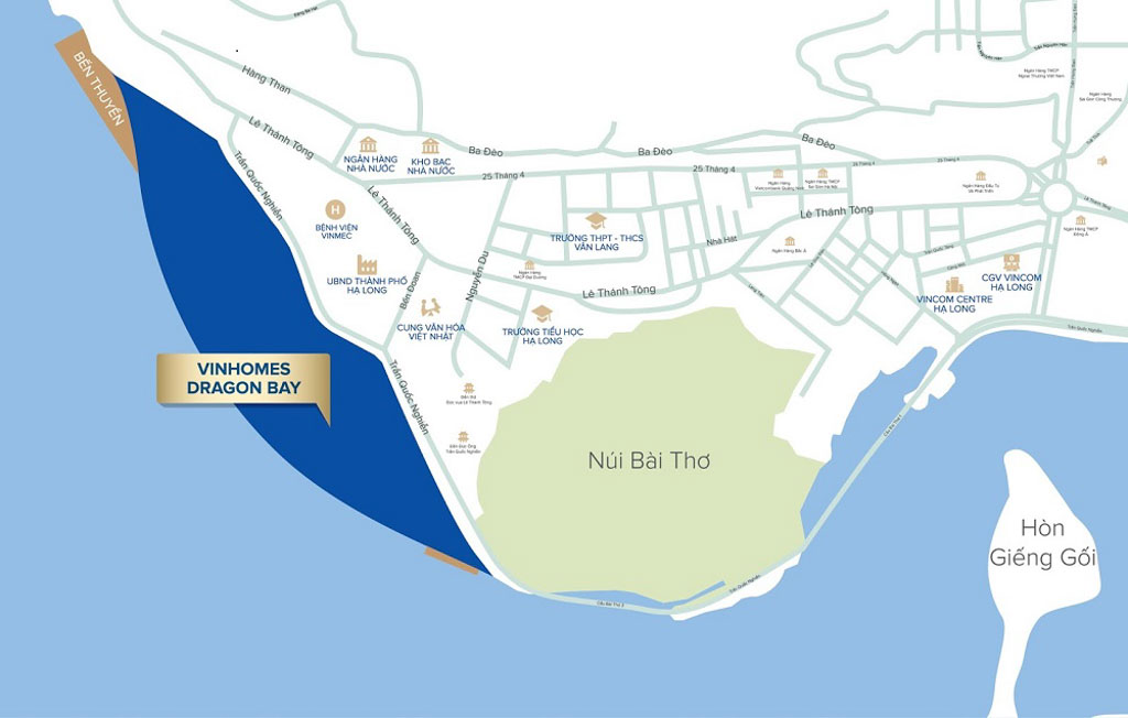 Vị trí Vinhomes Dragon Bay Hạ Long