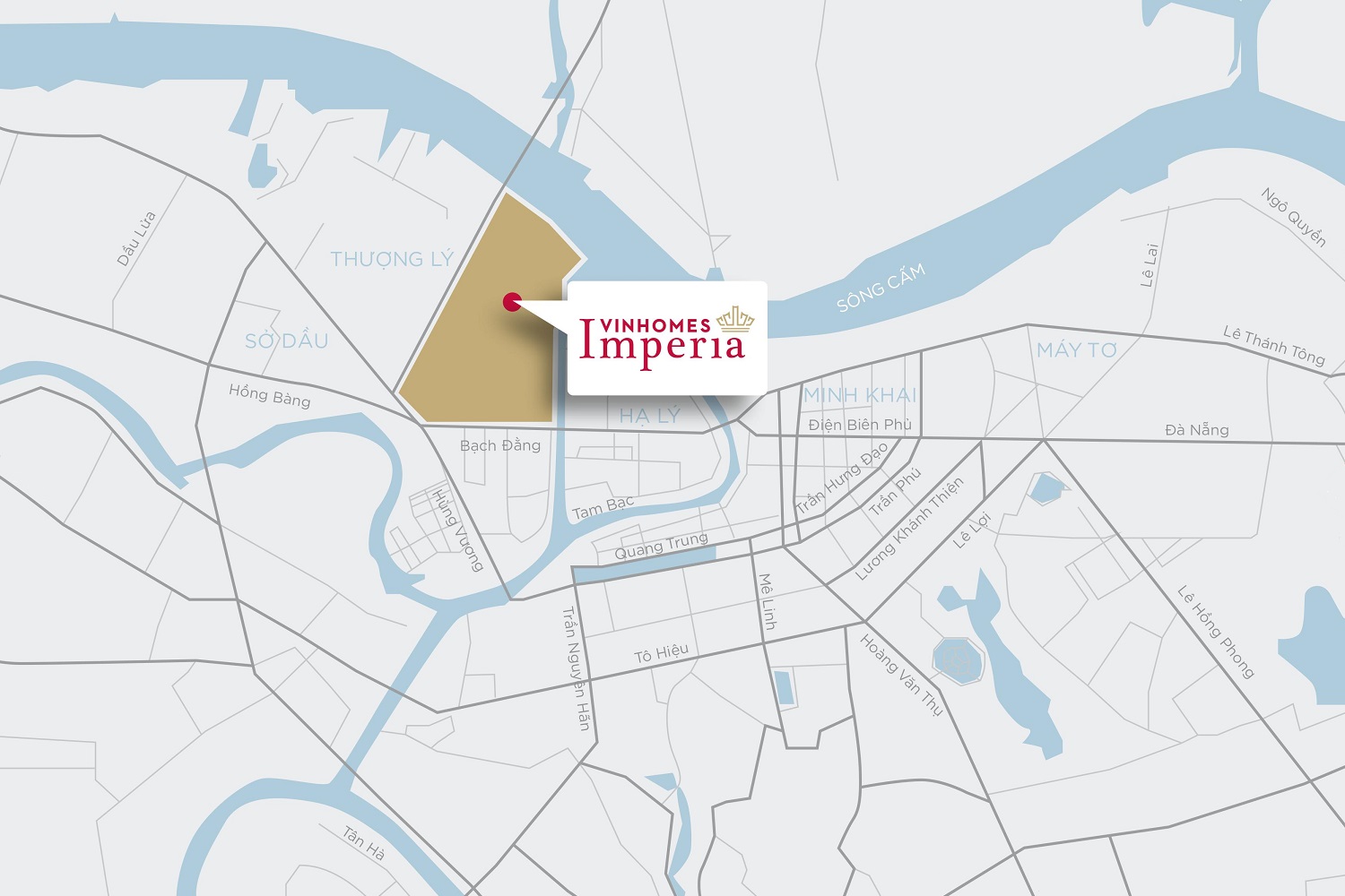 Vị trí dự án Vinhomes Imperia