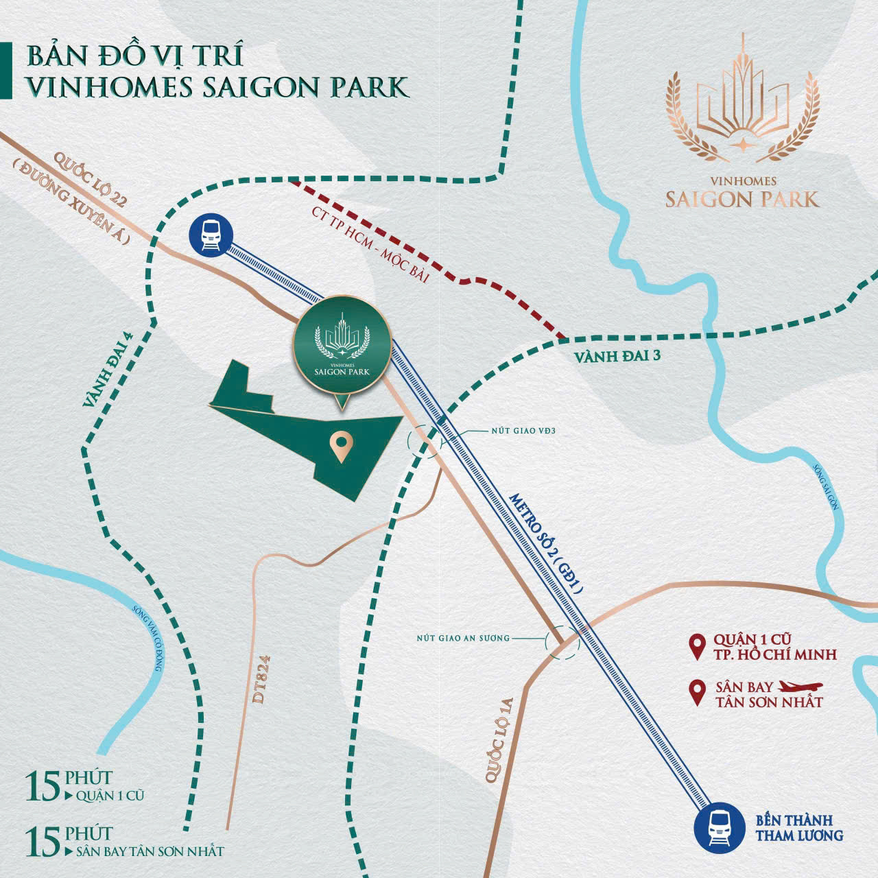Vinhomes Saigon Park - Vị trí Siêu đô thị Đại học Quốc tế